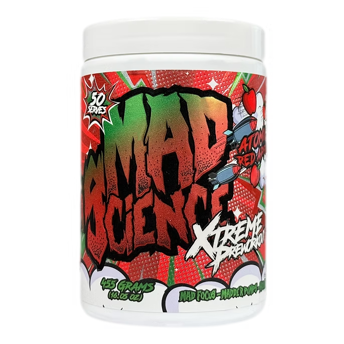 Mad Science - Xtreme Pre - Workout - Supplements - 50/25 Serves - Cave Sports Nutrition