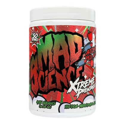 Mad Science - Xtreme Pre - Workout - Supplements - 50/25 Serves - Cave Sports Nutrition