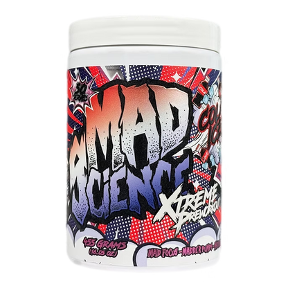 Mad Science - Xtreme Pre - Workout - Supplements - 50/25 Serves - Cave Sports Nutrition