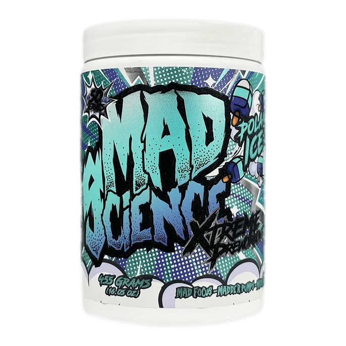 Mad Science - Xtreme Pre - Workout - Supplements - 50/25 Serves - Cave Sports Nutrition