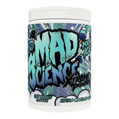 Mad Science - Xtreme Pre - Workout - Supplements - 50/25 Serves - Cave Sports Nutrition