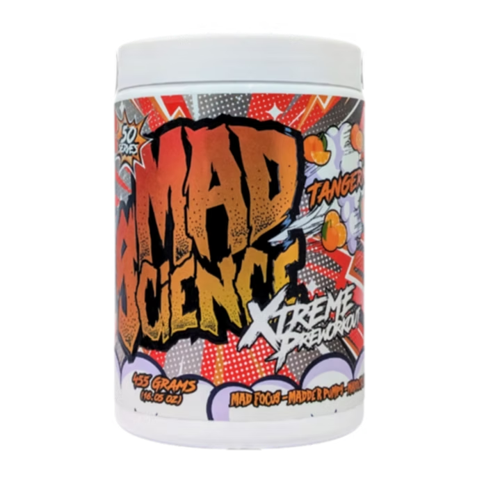 Mad Science - Xtreme Pre - Workout - Supplements - 50/25 Serves - Cave Sports Nutrition