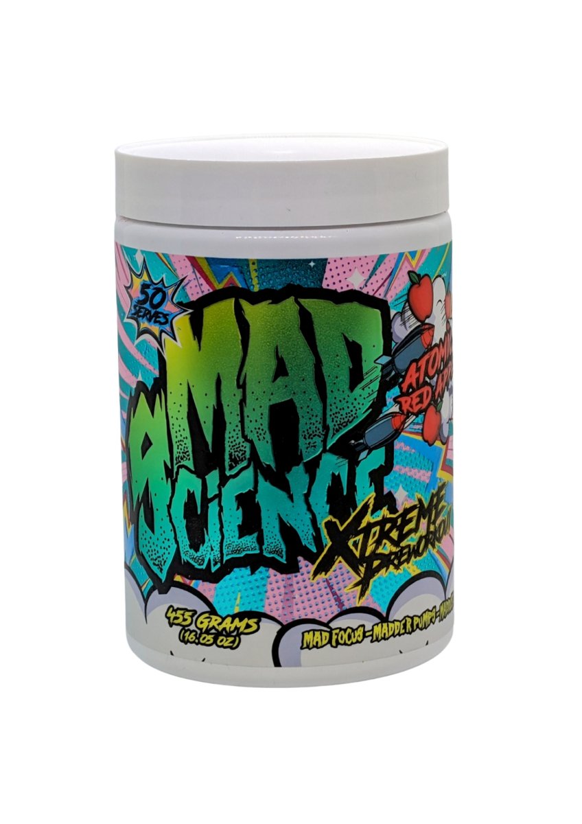 Mad Science - Xtreme Pre - Workout - Supplements - 50 Serves - Cave Sports Nutrition