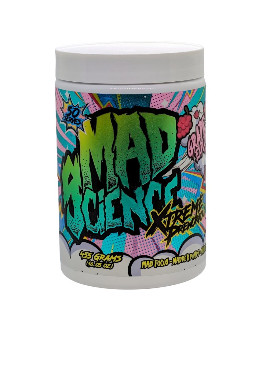 Mad Science - Xtreme Pre - Workout - Supplements - 50 Serves - Cave Sports Nutrition