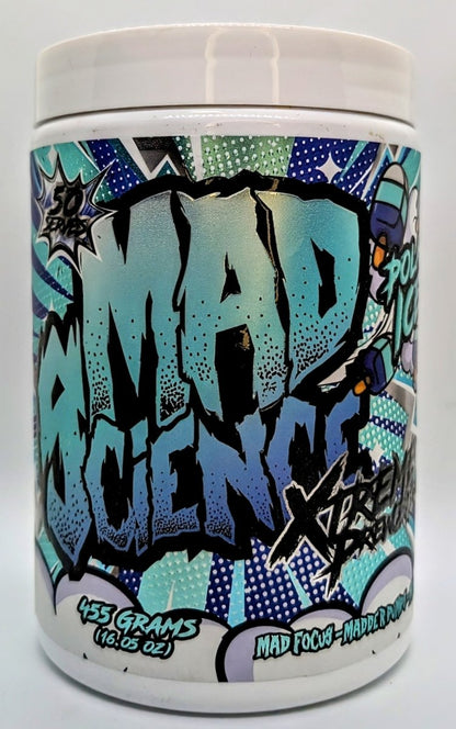 Mad Science - Xtreme Pre - Workout - Supplements - 50 Serves - Cave Sports Nutrition