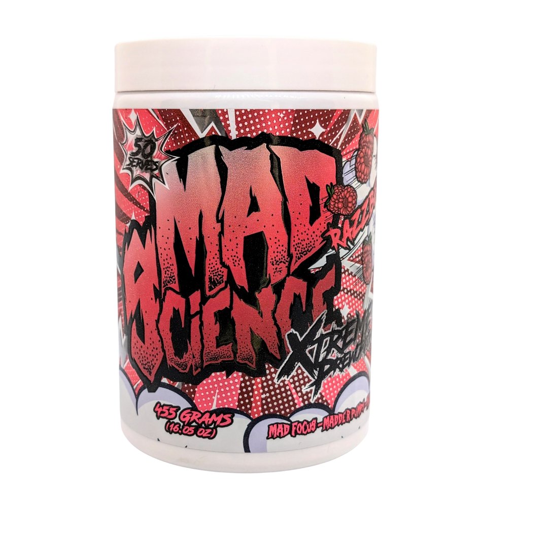 Mad Science - Xtreme Pre - Workout - Supplements - 50 Serves - Cave Sports Nutrition