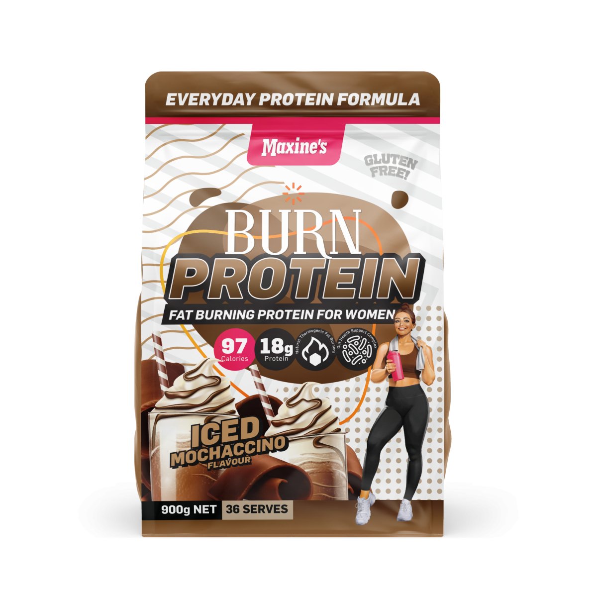 Maxine's - Burn Protein - Supplements - 900g - Cave Sports Nutrition