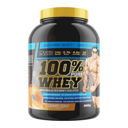 Max's Supplements - 100% Pure Whey Protein - Supplements - 2.27kg - Cave Sports Nutrition