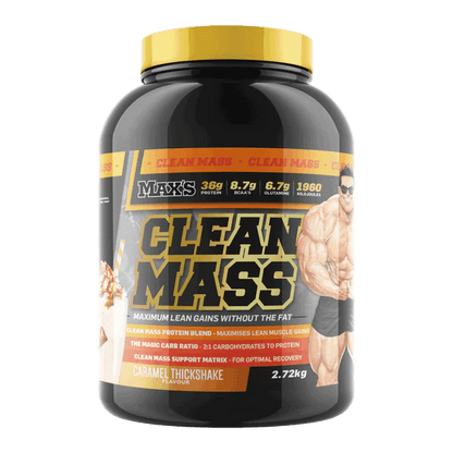 Max's Supplements - Clean Mass - Supplements - 2.72kg - Cave Sports Nutrition