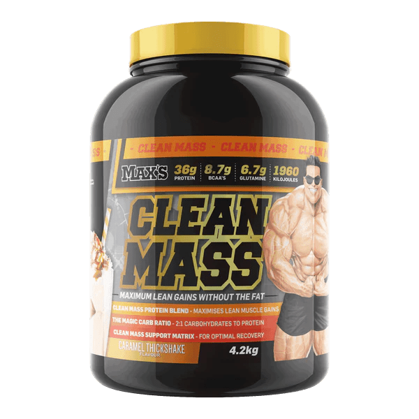 Max's Supplements - Clean Mass - Supplements - 4.2kg - Cave Sports Nutrition