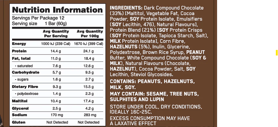 Optimum Nutrition High Protein Bar - Supplements - White Choc Raspberry - Cave Sports Nutrition