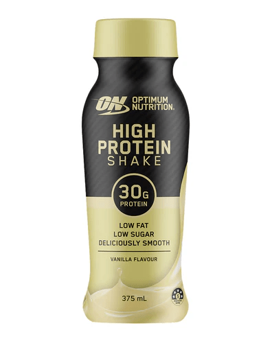 Optimum Nutrition - High Protein Shake - Vanilla - Cave Sports Nutrition
