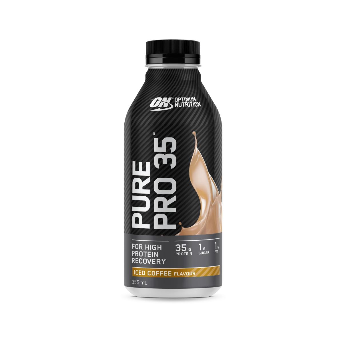 Optimum Nutrition - Pure Pro 35 - Cafe - 355ml - Cave Sports Nutrition