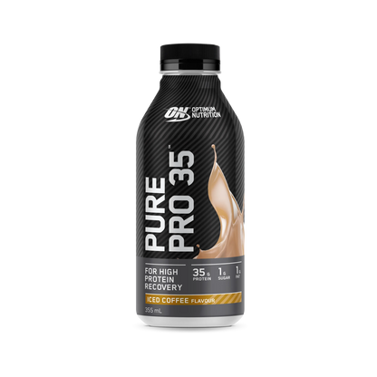 Optimum Nutrition - Pure Pro 35 - Cafe - 355ml - Cave Sports Nutrition