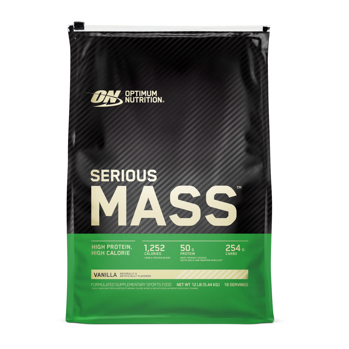 Optimum Nutrition - Serious Mass - Supplements - 16 Serves - Cave Sports Nutrition