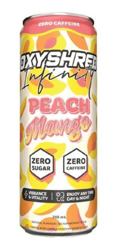 OxyShred Energy Drink by EHP Labs - Cafe - Infinity Peach Mango - Cave Sports Nutrition