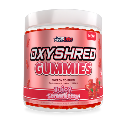 OxyShred Gummies by EHP Labs – Juicy Strawberry