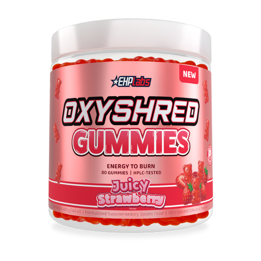 OxyShred Gummies by EHP Labs – Juicy Strawberry