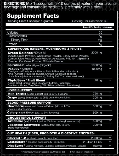 PhytoActivMax Active Greens by Performax Labs - Supplements - Peach Iced Tea - Cave Sports Nutrition