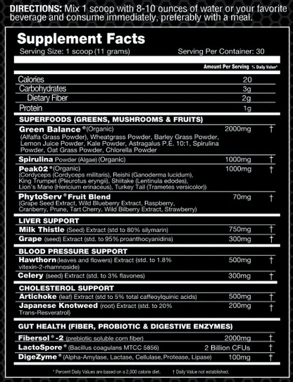 PhytoActivMax Active Greens by Performax Labs - Supplements - Peach Iced Tea - Cave Sports Nutrition