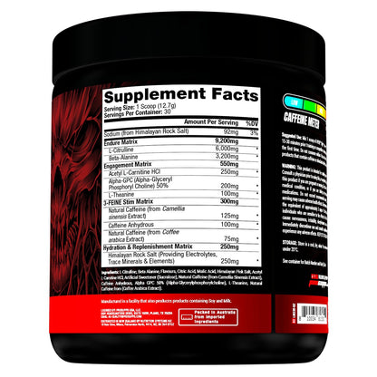 Pro Supps - Hyde Nightmare V1 - Supplements - 30 Serves - Cave Sports Nutrition