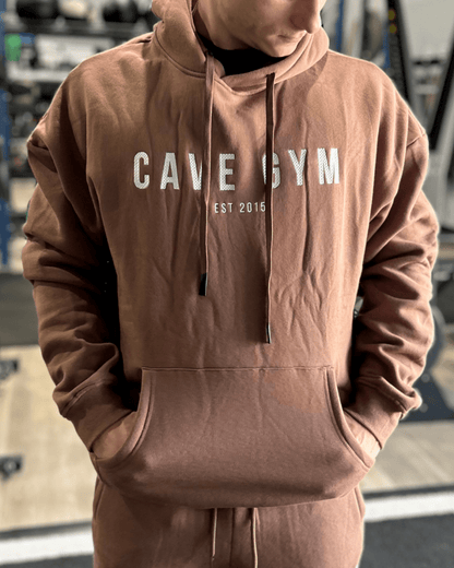 Pullover Hoodie - Cave Merch - Merchandise - Chocolate - Cave Sports Nutrition