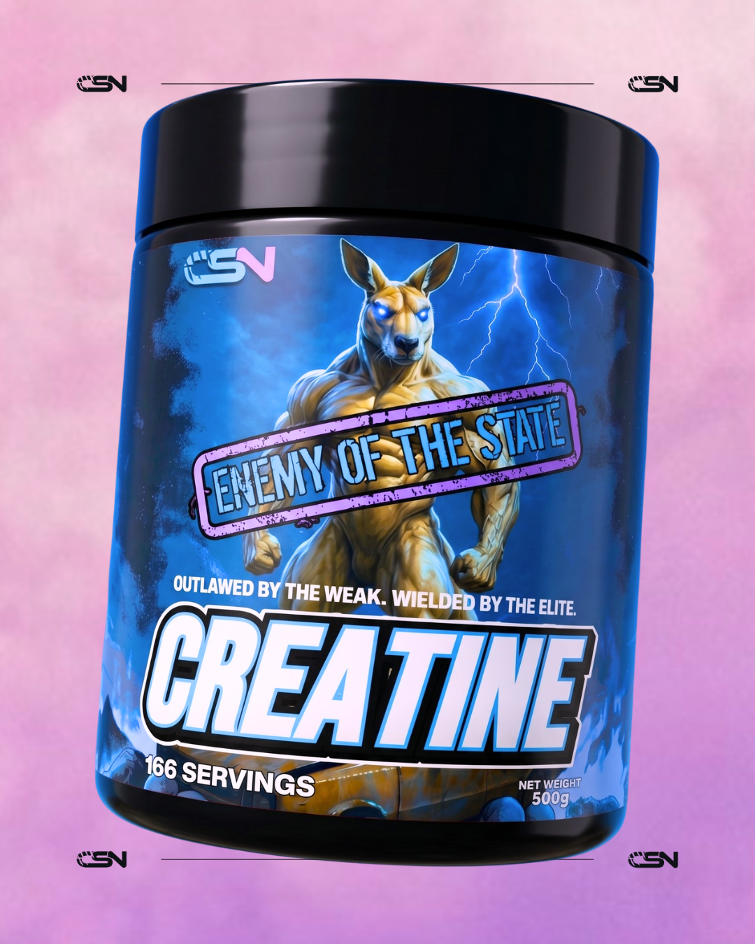 CSN Creatine Monohydrate 500g - Enemy Of The State