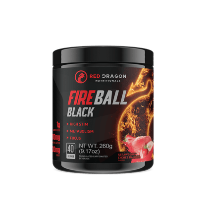 Red Dragon Nutritionals - Fireball Black - Supplements - 40 Serves - Cave Sports Nutrition