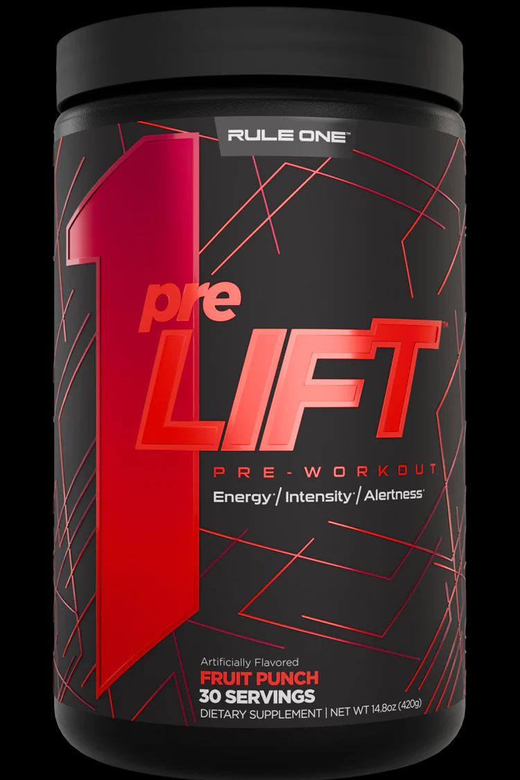 Rule1 Proteins - R1 Pre Lift - Supplements - 30 Serves - Cave Sports Nutrition