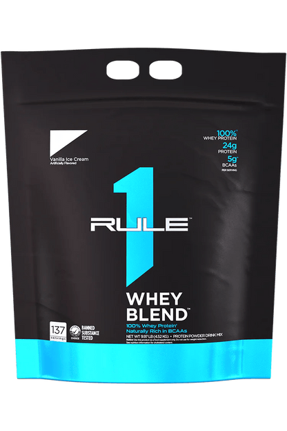 Rule1 Proteins - R1 Whey Blend Protein - Supplements - 10lb - Cave Sports Nutrition