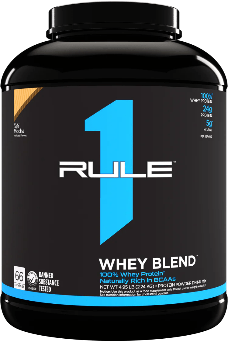 Rule1 Proteins - R1 Whey Blend Protein - Supplements - 5lb - Cave Sports Nutrition