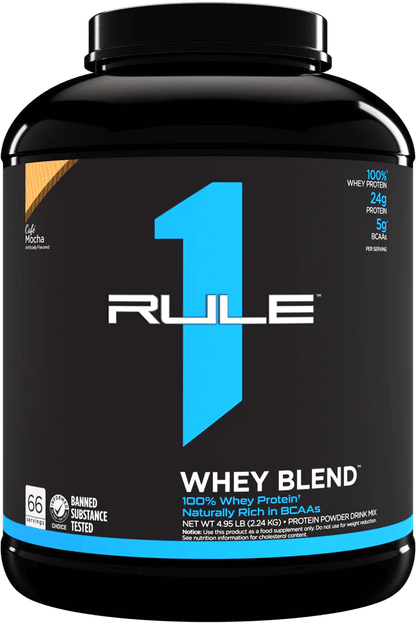 Rule1 Proteins - R1 Whey Blend Protein - Supplements - 5lb - Cave Sports Nutrition