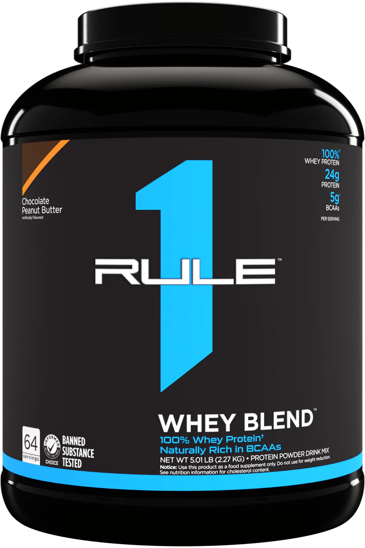 Rule1 Proteins - R1 Whey Blend Protein - Supplements - 5lb - Cave Sports Nutrition