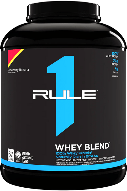 Rule1 Proteins - R1 Whey Blend Protein - Supplements - 5lb - Cave Sports Nutrition