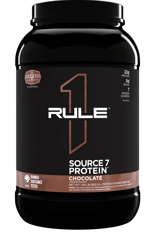 Rule1 Proteins - Source 7 Protein - Supplements - 2lbs - Cave Sports Nutrition