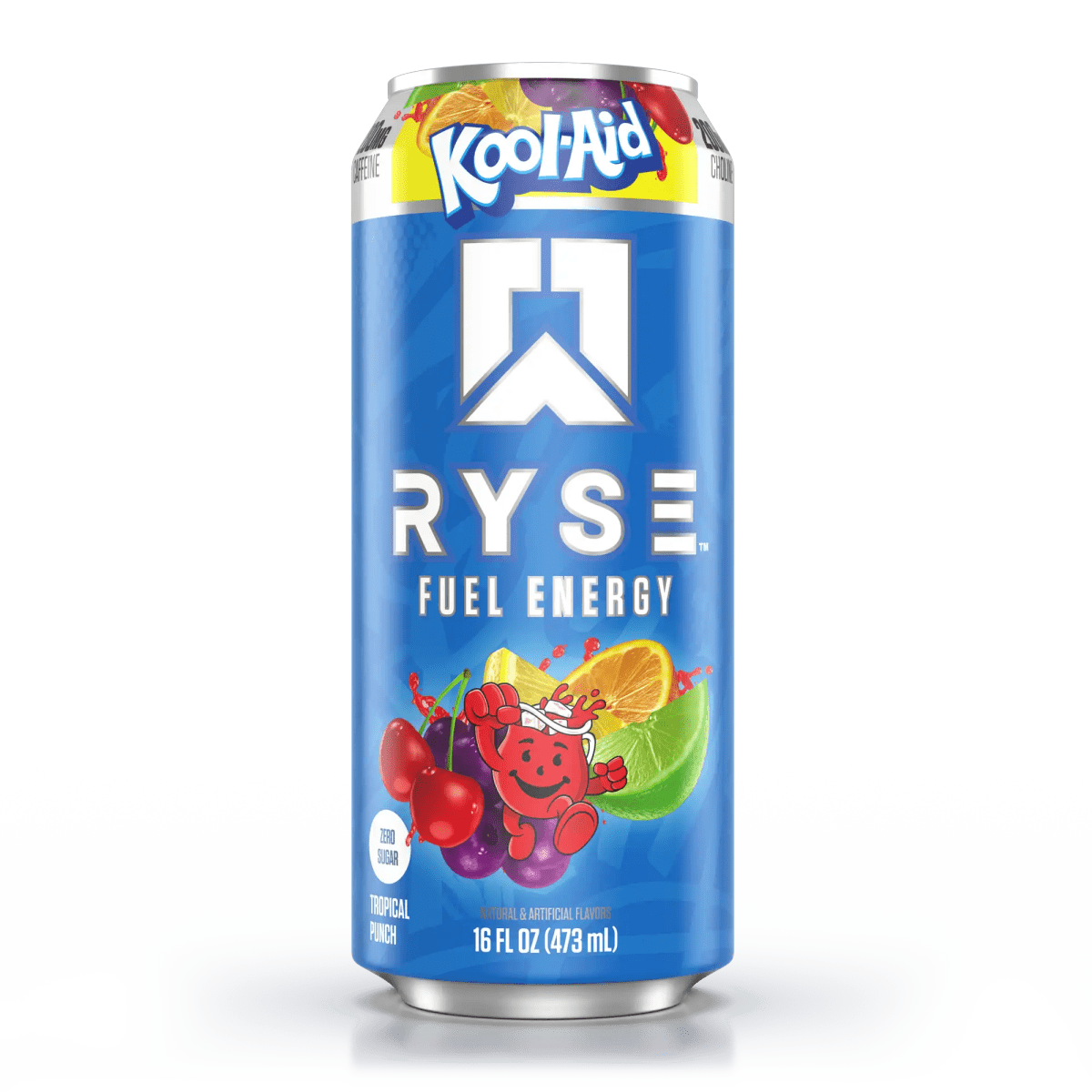 RYSE FUEL Energy Drink - Cafe - Kool - Aid™ Tropical Punch - Cave Sports Nutrition