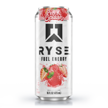 RYSE FUEL Energy Drink - Cafe - Pink Splash - Cave Sports Nutrition