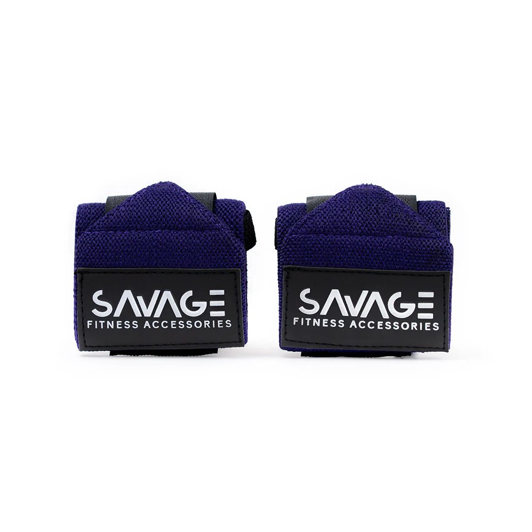 Savage Fitness - Wrist Wraps - Training Accessories - Purple - Cave Sports Nutrition