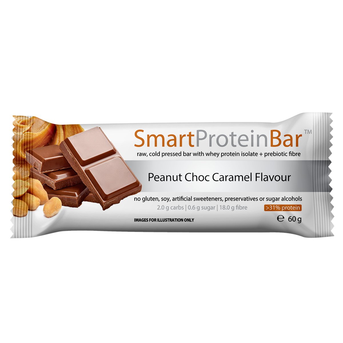 Smart Diet Solutions - Smart Protein Bar - Cafe - 1 Bar - Cave Sports Nutrition