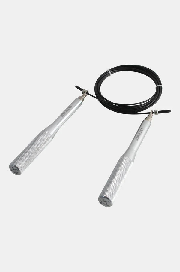 Sting Sports - Viper Cross Train Speed Skipping Rope - Training Accessories - Silver - Cave Sports Nutrition