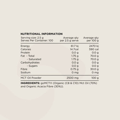 Switch - MCT oil 250g - Supplements - Cave Sports Nutrition