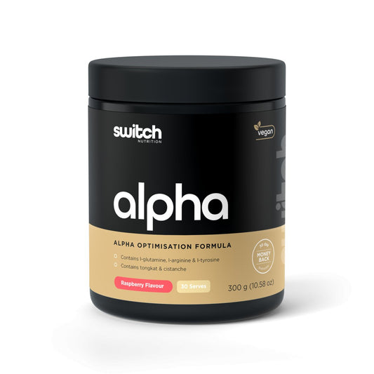 Switch Nutrition - Alpha Switch Powder - Supplements - 30 Serves - Cave Sports Nutrition