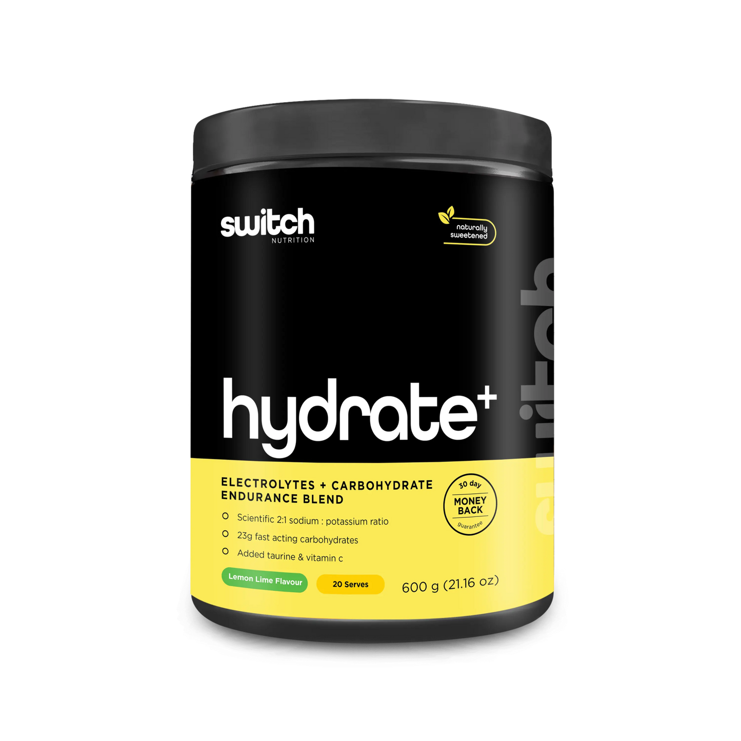 Switch Nutrition - Hydrate+ - Supplements - 20 Serves - Cave Sports Nutrition