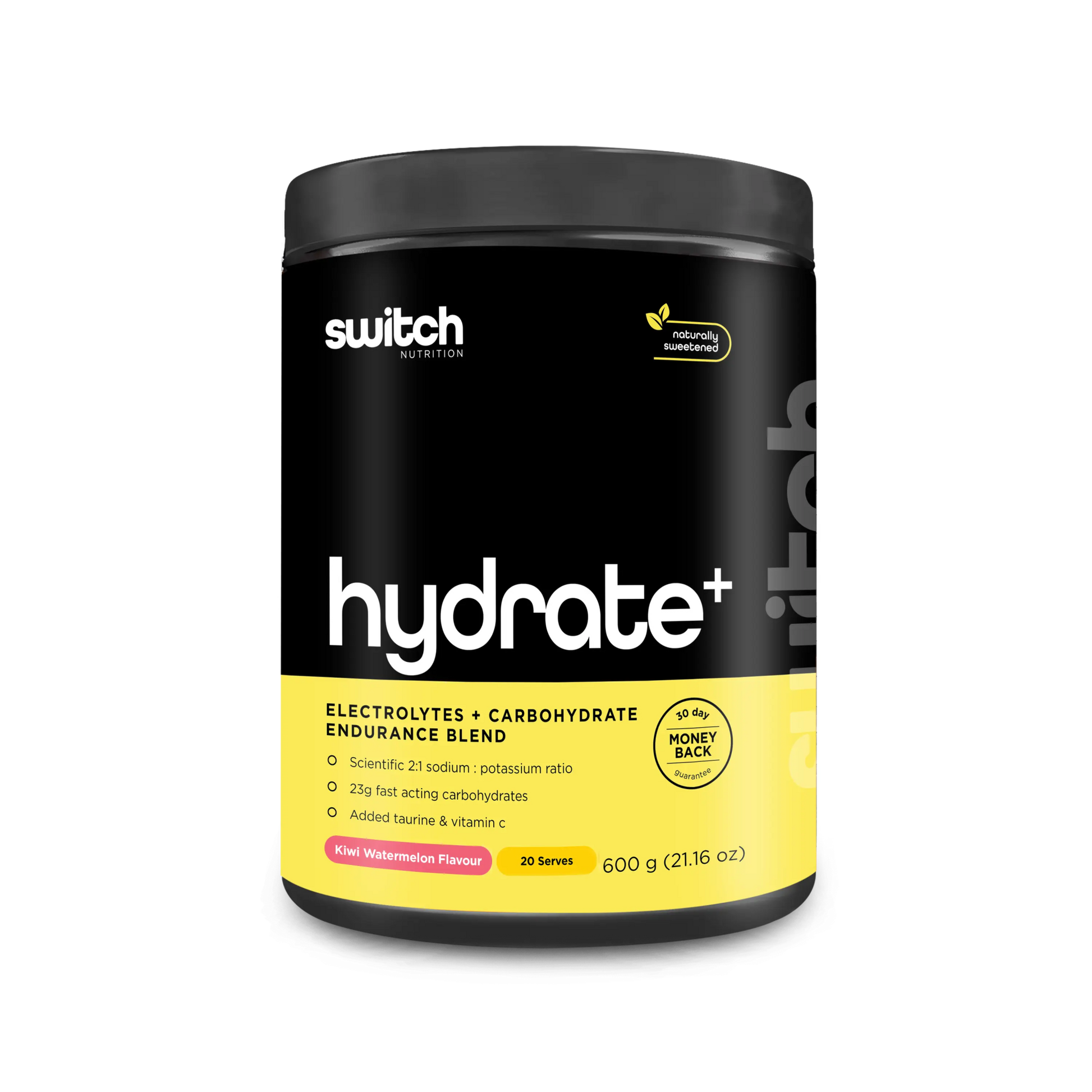 Switch Nutrition - Hydrate+ - Supplements - 20 Serves - Cave Sports Nutrition