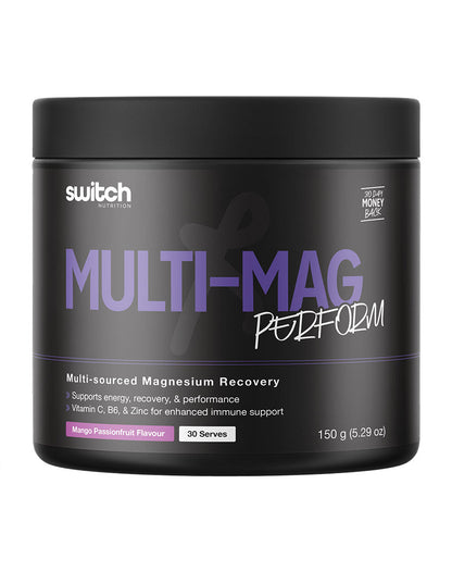 Switch Nutrition Multi-Mag Perform Powder Mango Passionfruit 30 serves 150g