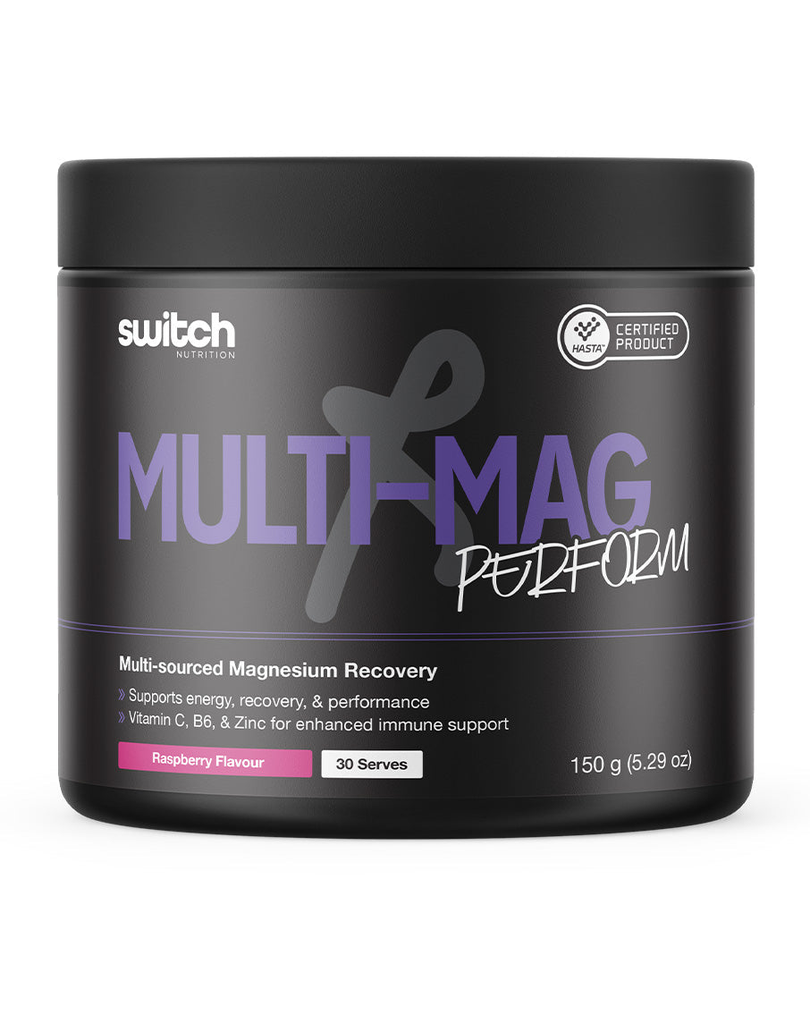 Switch Nutrition Multi-Mag Perform Powder Raspberry 30 serves 150g