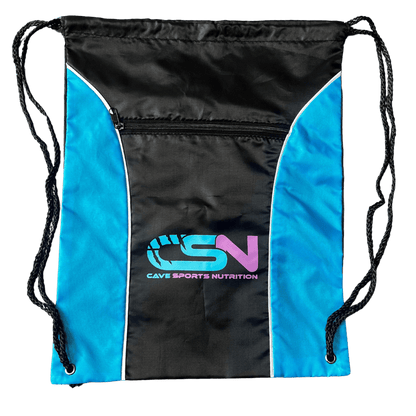 The Cave Gym - Drawstring Bag - Merchandise - Blue - Cave Sports Nutrition