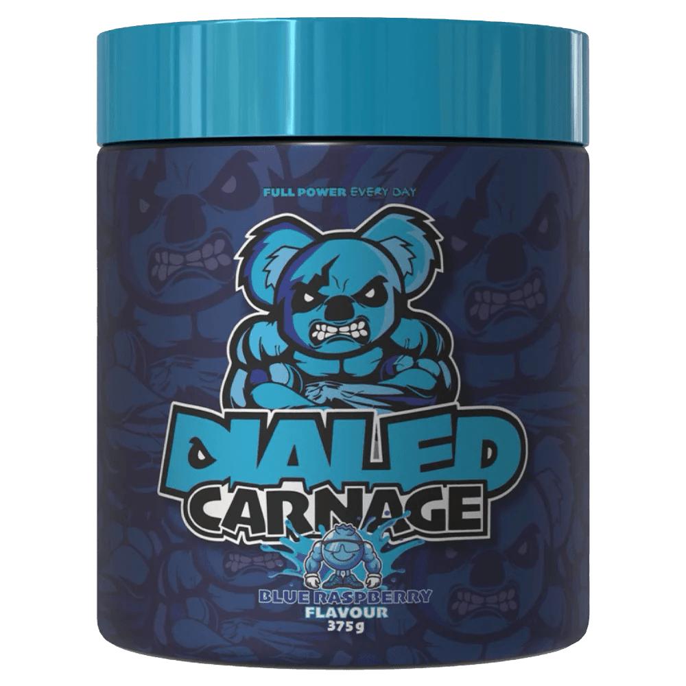 The X Athletics - Dialed Carnage Extreme Pre - Workout - Supplements - 25 Serves - Cave Sports Nutrition