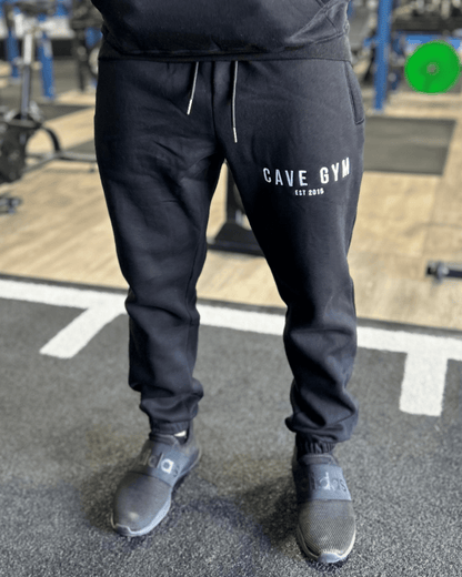 Trackies - Cave Merch - Merchandise - Black - Cave Sports Nutrition