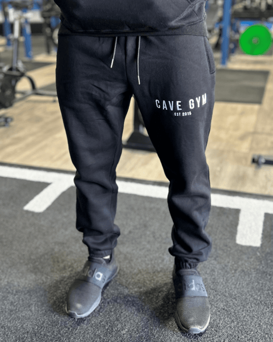 Trackies - Cave Merch - Merchandise - Black - Cave Sports Nutrition